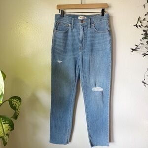 Madewell | Perfect Vintage Raw Hem Jeans